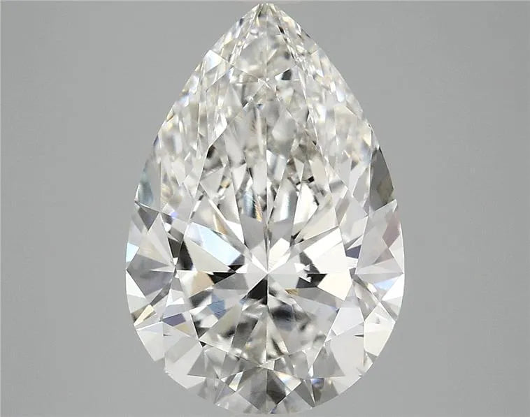 4.07ct Pear Lab Grown Diamond (Colour G, Clarity VVS2, IGI Certified)