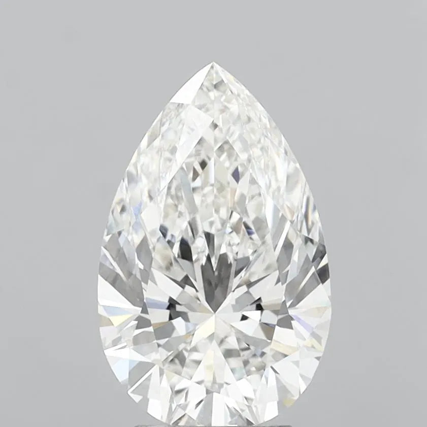 4.07ct Pear Lab Grown Diamond (Colour G, Clarity VVS2, IGI Certified)