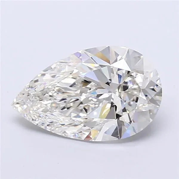 4.07ct Pear Lab Grown Diamond (Colour H, Clarity VVS2, IGI Certified)
