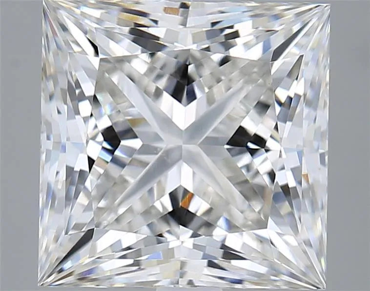 4.07ct Princess Lab Grown Diamond (Colour G, Clarity VVS2, IGI Certified)