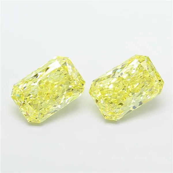 4.07ct Radiant Lab Grown Diamond (Colour Fancy Intense Yellow, Clarity VS1, IGI Certified)