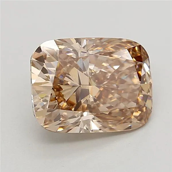 4.08ct Cushion modified Lab Grown Diamond (Colour Fancy Brown, Clarity VS1, IGI Certified)