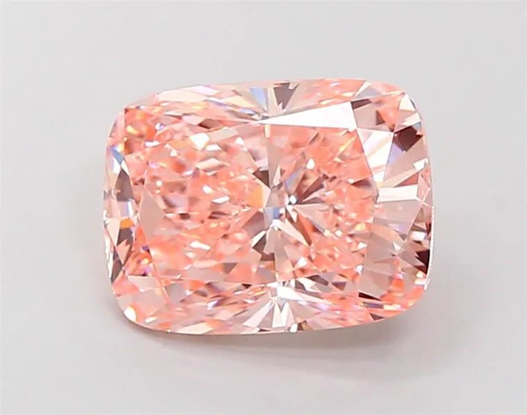 4.08ct Cushion modified Lab Grown Diamond (Colour Fancy Vivid Pink, Clarity VVS2, IGI Certified)