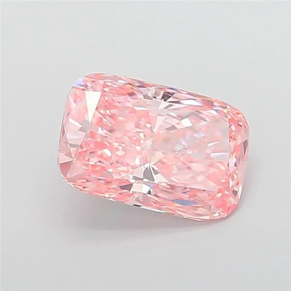 4.08ct Cushion modified Lab Grown Diamond (Colour Fancy Vivid Pink, Clarity VVS2, IGI Certified)