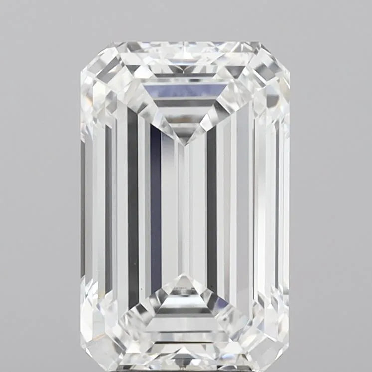 4.08ct Emerald Lab Grown Diamond (Colour D, Clarity VVS2, IGI Certified)