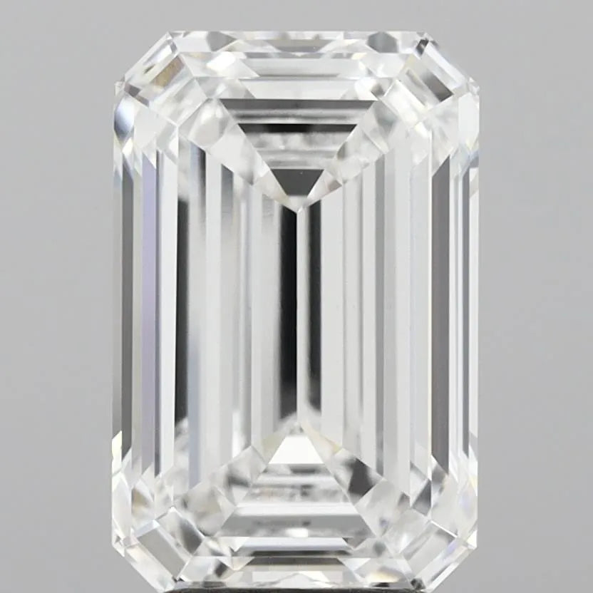 4.08ct Emerald Lab Grown Diamond (Colour D, Clarity VVS2, IGI Certified)