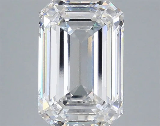 4.08ct Emerald Lab Grown Diamond (Colour D, Clarity VVS2, IGI Certified)