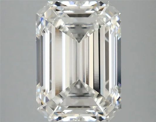 4.08ct Emerald Lab Grown Diamond (Colour F, Clarity VVS2, IGI Certified)