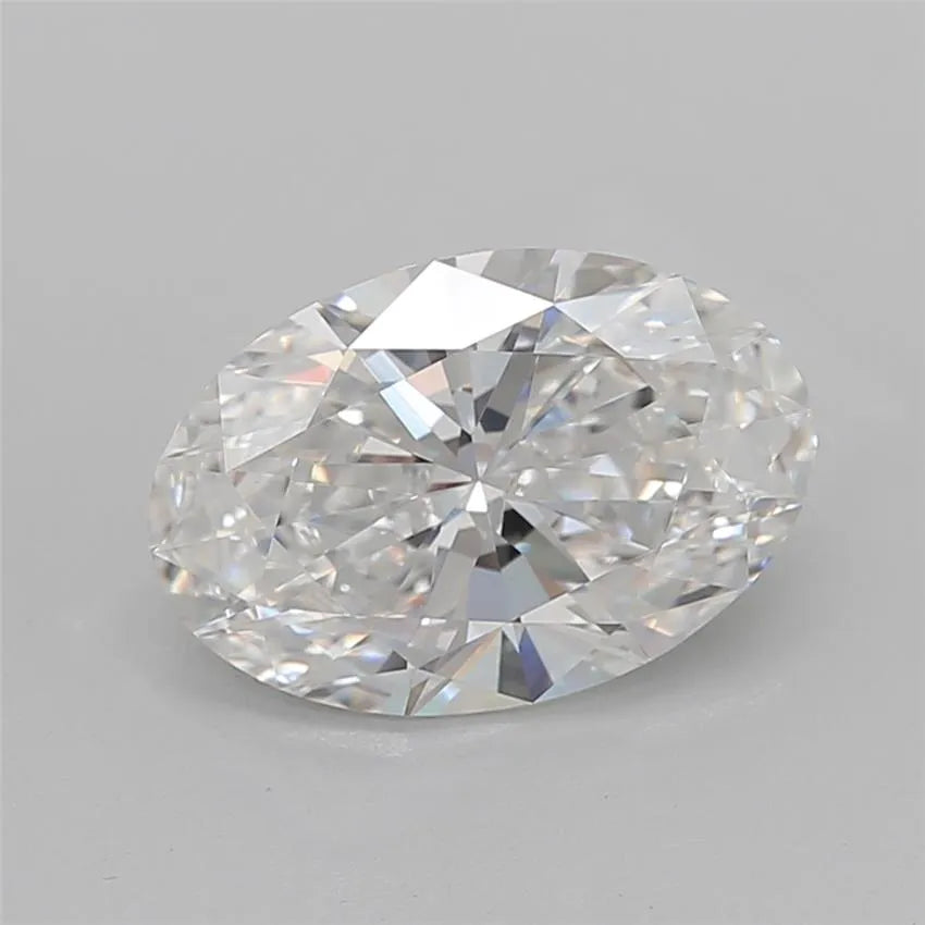 4.08ct Oval Lab Grown Diamond (Colour E, Clarity VVS2, IGI Certified)