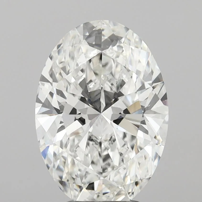 4.08ct Oval Lab Grown Diamond (Colour F, Clarity VVS2, IGI Certified)