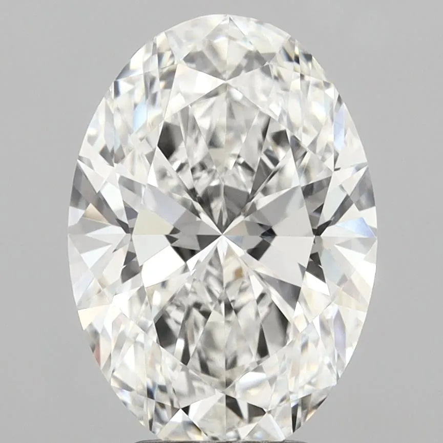 4.08ct Oval Lab Grown Diamond (Colour F, Clarity VVS2, IGI Certified)