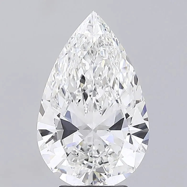 4.08ct Pear Lab Grown Diamond (Colour E, Clarity VVS2, IGI Certified)