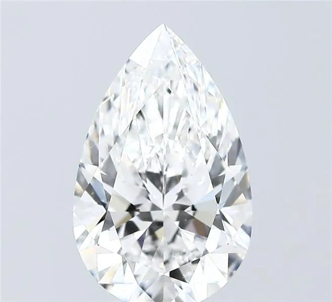 4.08ct Pear Lab Grown Diamond (Colour E, Clarity VVS2, IGI Certified)