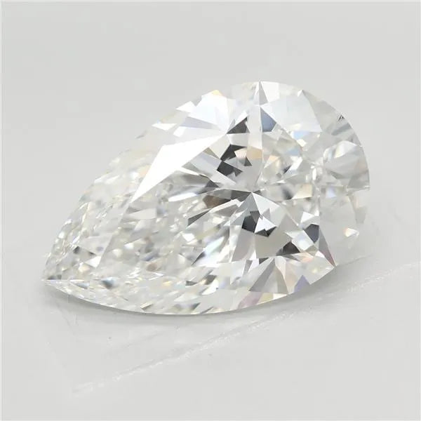 4.08ct Pear Lab Grown Diamond (Colour E, Clarity VVS2, IGI Certified)