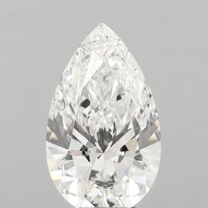 4.08ct Pear Lab Grown Diamond (Colour F, Clarity VVS2, IGI Certified)