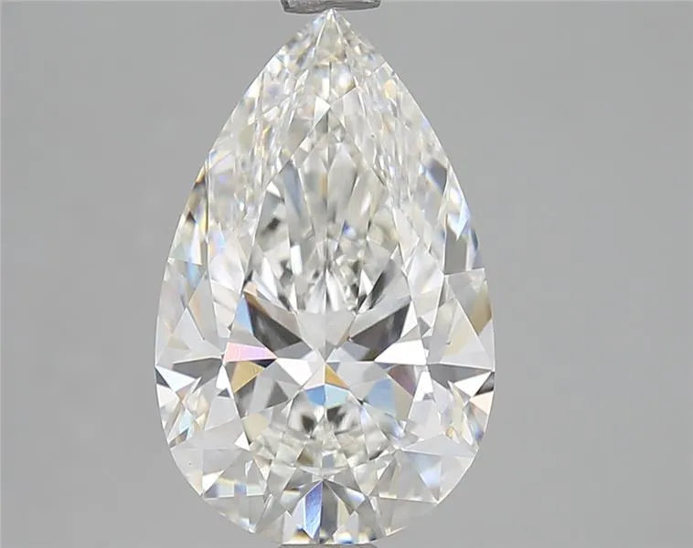 4.08ct Pear Lab Grown Diamond (Colour F, Clarity VVS2, IGI Certified)