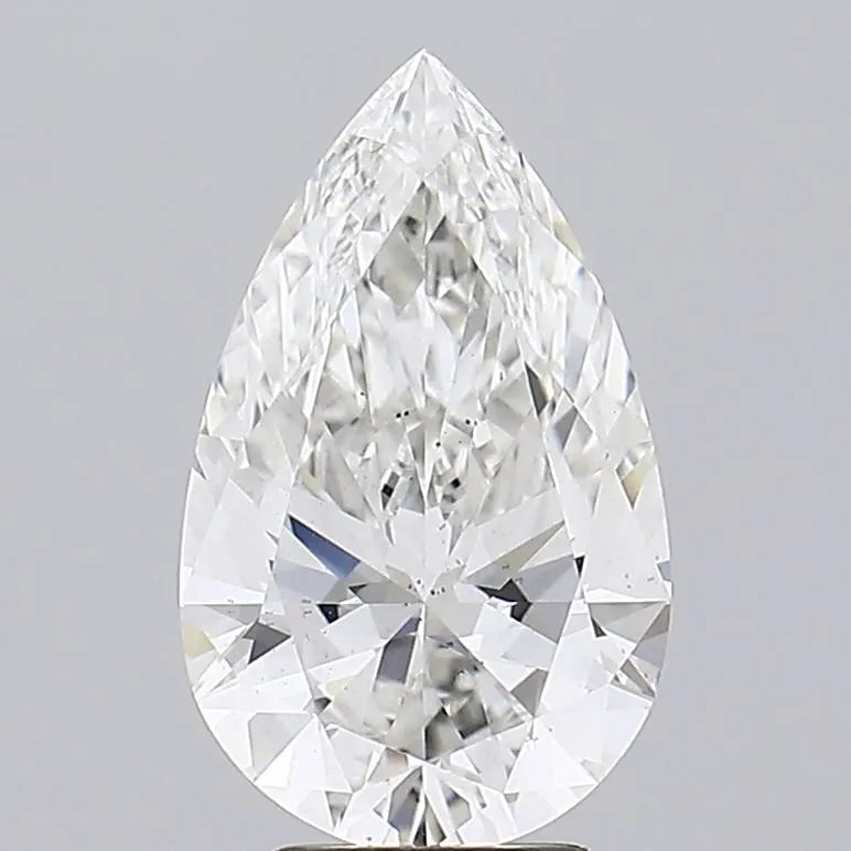 4.08ct Pear Lab Grown Diamond (Colour G, Clarity VS2, IGI Certified)