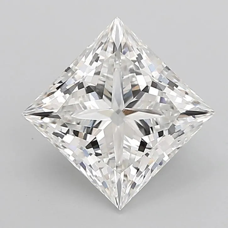 4.08ct Princess Lab Grown Diamond (Colour F, Clarity VVS2, IGI Certified)