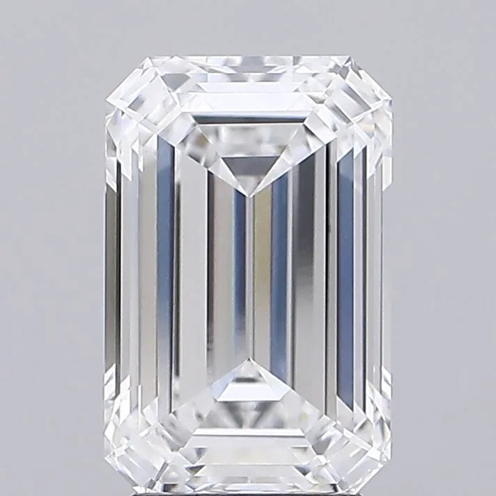 4.09ct Emerald Lab Grown Diamond (Colour D, Clarity VVS2, IGI Certified)