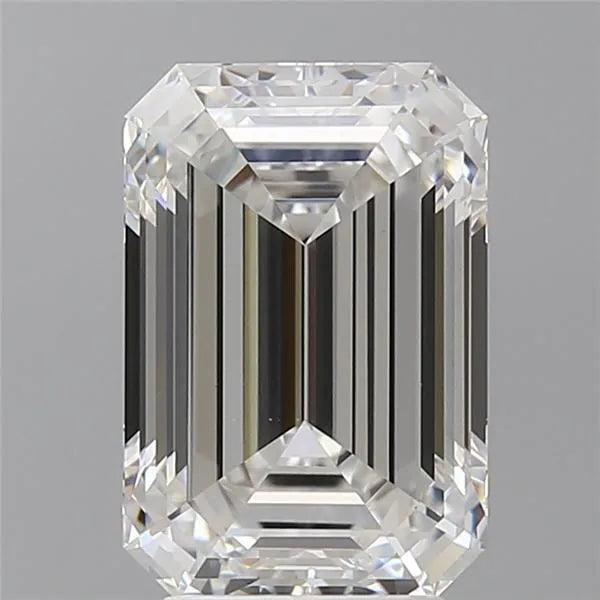 4.09ct Emerald Lab Grown Diamond (Colour F, Clarity VVS2, IGI Certified)