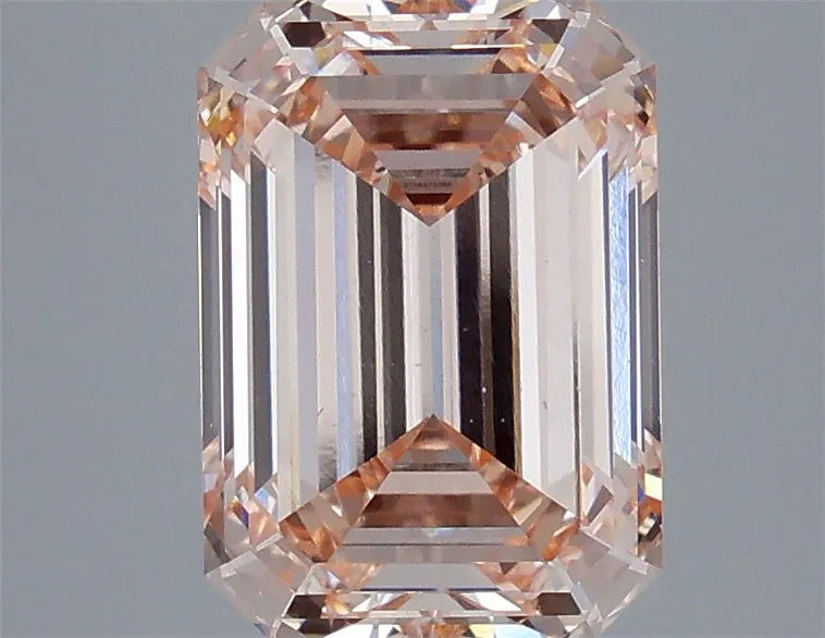 4.09ct Emerald Lab Grown Diamond (Colour Fancy Pink, Clarity VS1, IGI Certified)