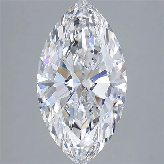 4.09ct Marquise Lab Grown Diamond (Colour D, Clarity VVS2, IGI Certified)
