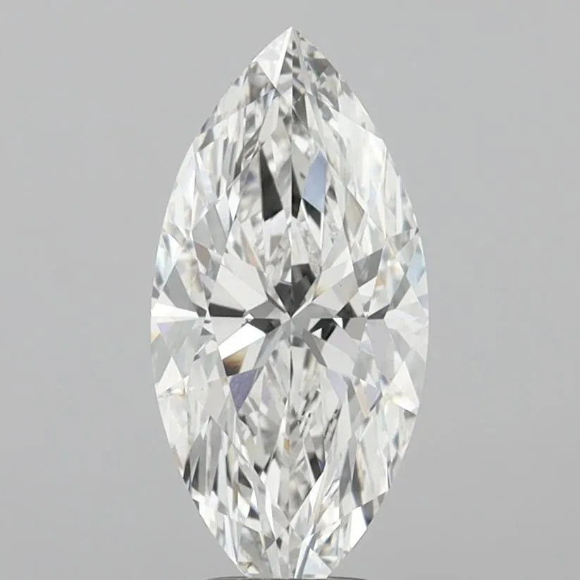 4.09ct Marquise Lab Grown Diamond (Colour F, Clarity VVS2, IGI Certified)