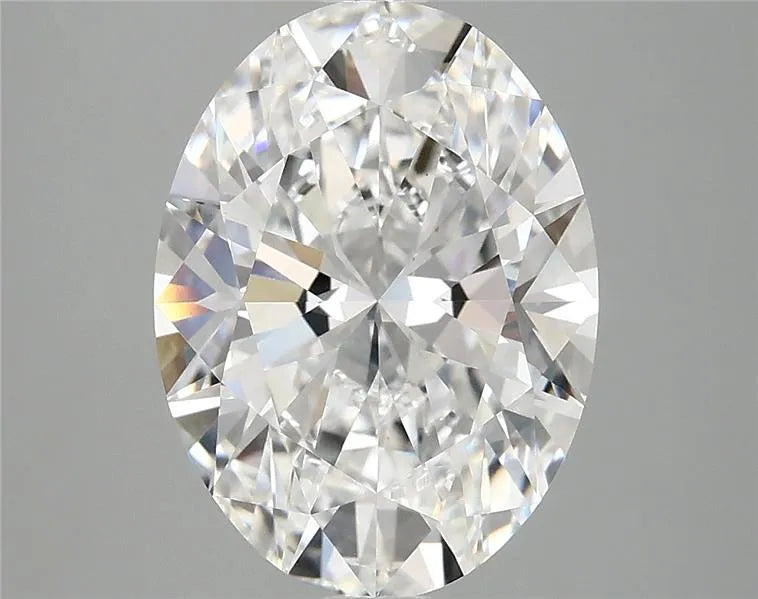 4.09ct Oval Lab Grown Diamond (Colour D, Clarity VVS2, IGI Certified)