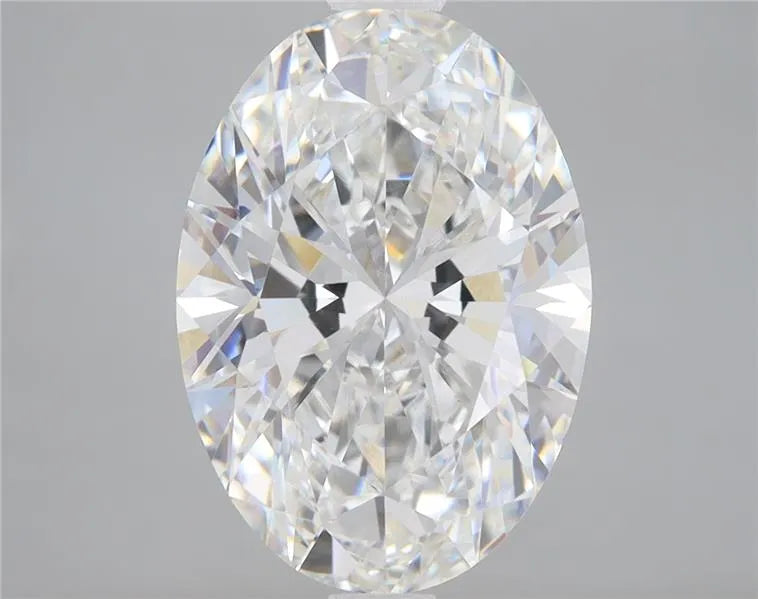 4.09ct Oval Lab Grown Diamond (Colour E, Clarity VVS2, IGI Certified)