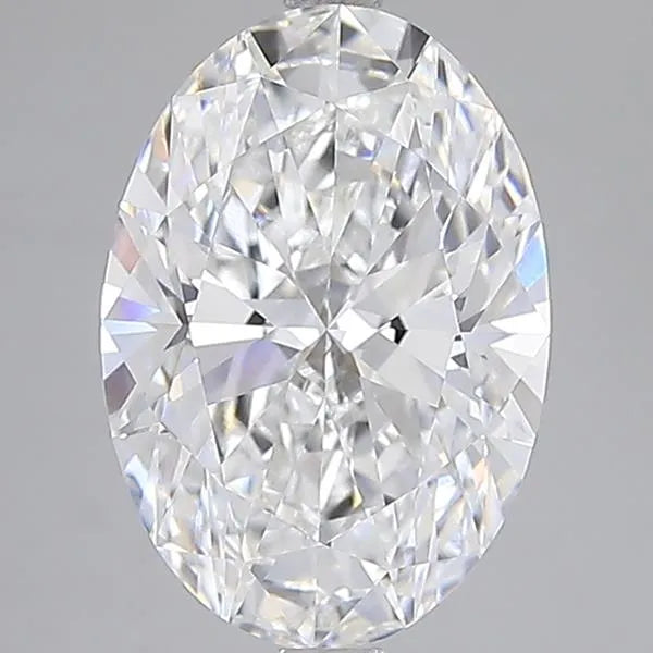 4.09ct Oval Lab Grown Diamond (Colour E, Clarity VVS2, IGI Certified)