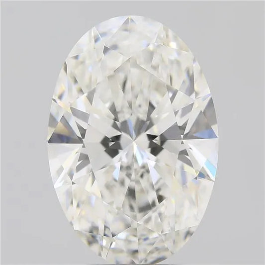 4.09ct Oval Lab Grown Diamond (Colour E, Clarity VVS2, IGI Certified)
