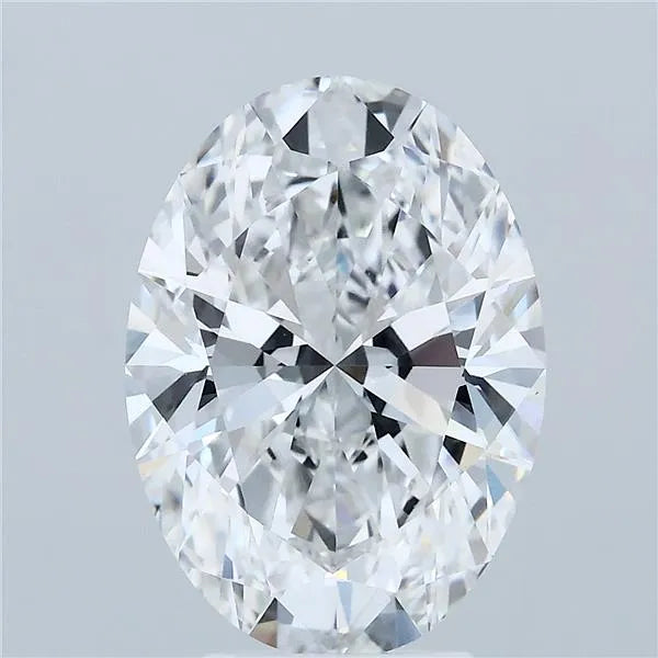 4.09ct Oval Lab Grown Diamond (Colour E, Clarity VVS2, IGI Certified)