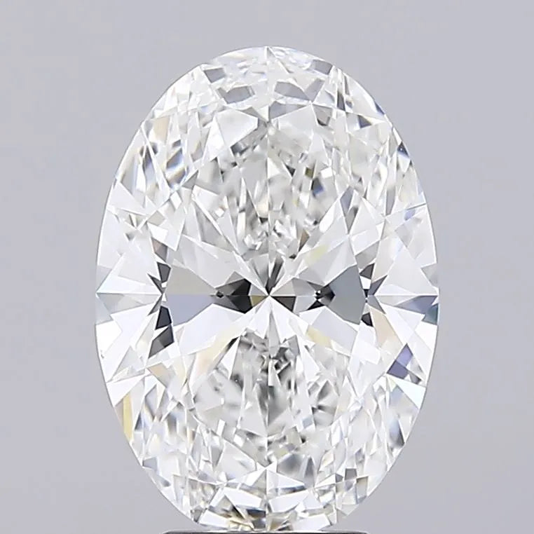 4.09ct Oval Lab Grown Diamond (Colour F, Clarity VVS2, IGI Certified)
