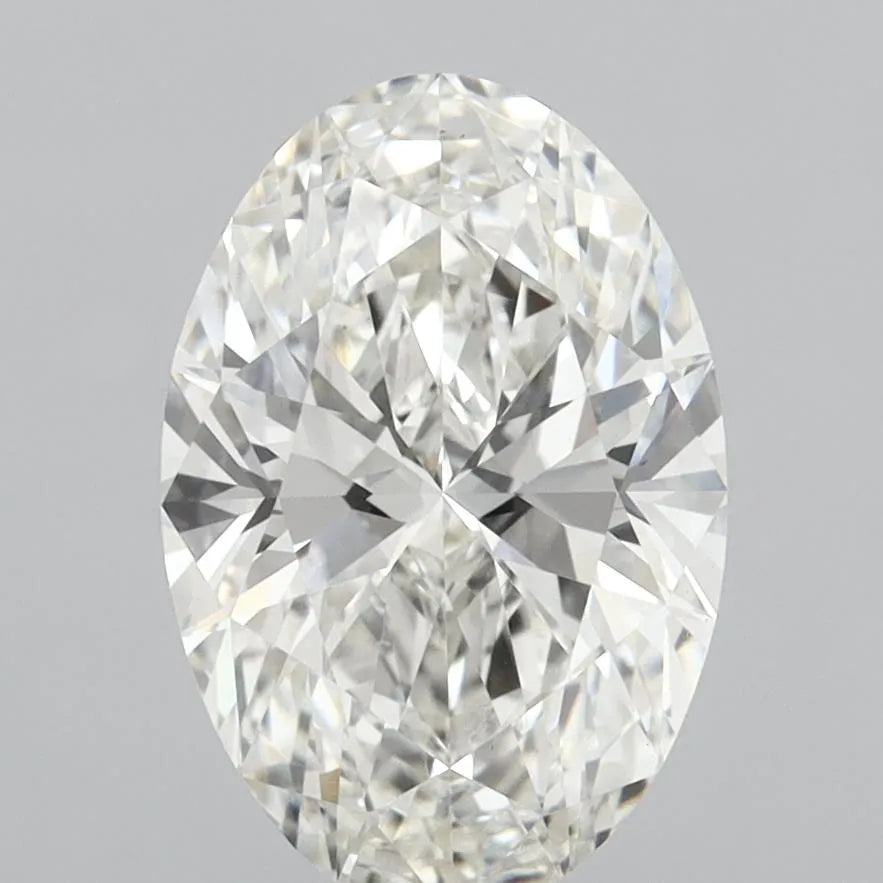 4.09ct Oval Lab Grown Diamond (Colour G, Clarity VVS2, IGI Certified)