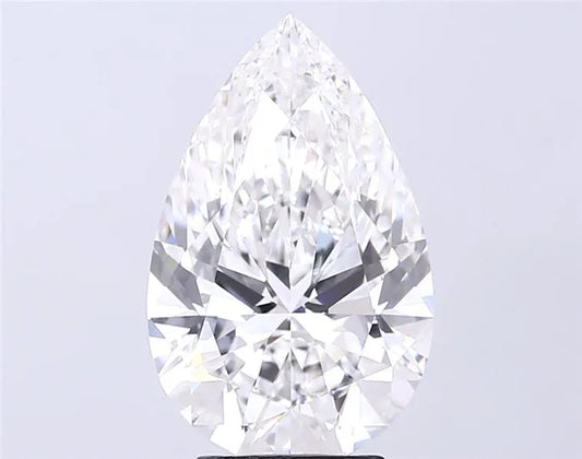 4.09ct Pear Lab Grown Diamond (Colour E, Clarity VVS1, IGI Certified)