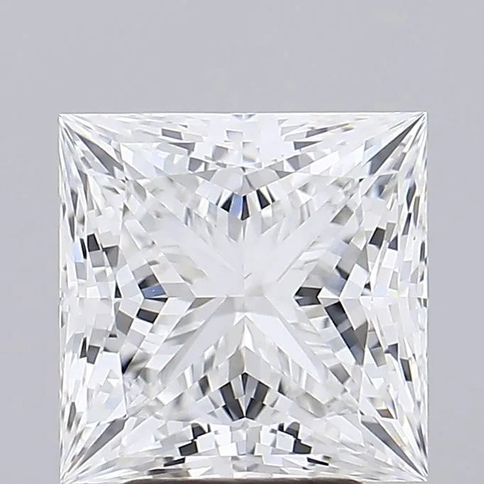 4.09ct Princess Lab Grown Diamond (Colour E, Clarity VVS1, IGI Certified)