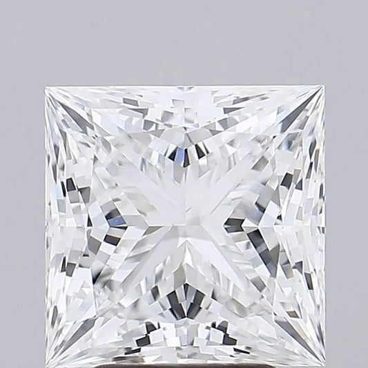 4.09ct Princess Lab Grown Diamond (Colour E, Clarity VVS1, IGI Certified)