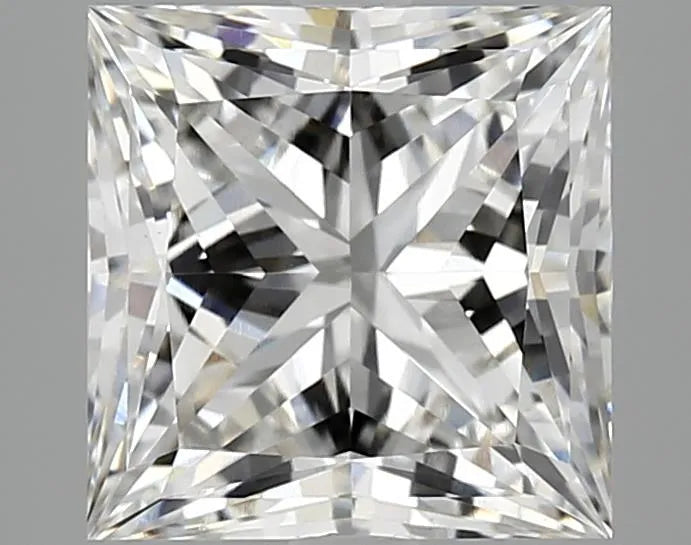 4.09ct Princess Lab Grown Diamond (Colour G, Clarity VVS2, IGI Certified)