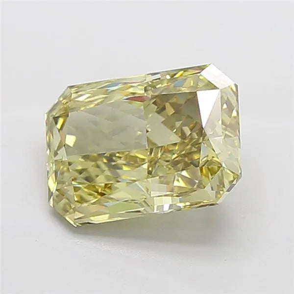 4.09ct Radiant Lab Grown Diamond (Colour Fancy Intense Gray Yellow, Clarity VS1, IGI Certified)