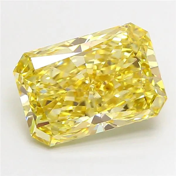 4.09ct Radiant Lab Grown Diamond (Colour Fancy Intense Yellow, Clarity VS1, IGI Certified)