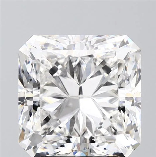 4.09ct Square radiant Lab Grown Diamond (Colour E, Clarity VVS2, IGI Certified)