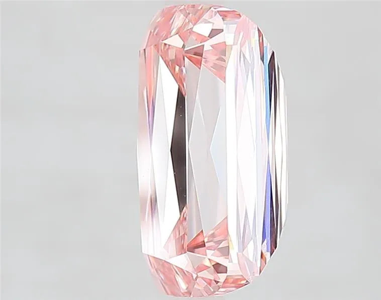 4.10ct Cushion modified Lab Grown Diamond (Colour Fancy Intense Pink, Clarity VVS2, IGI Certified)