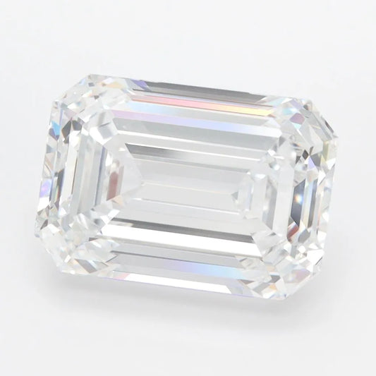 4.10ct Emerald Lab Grown Diamond (Colour D, Clarity VVS1, IGI Certified)