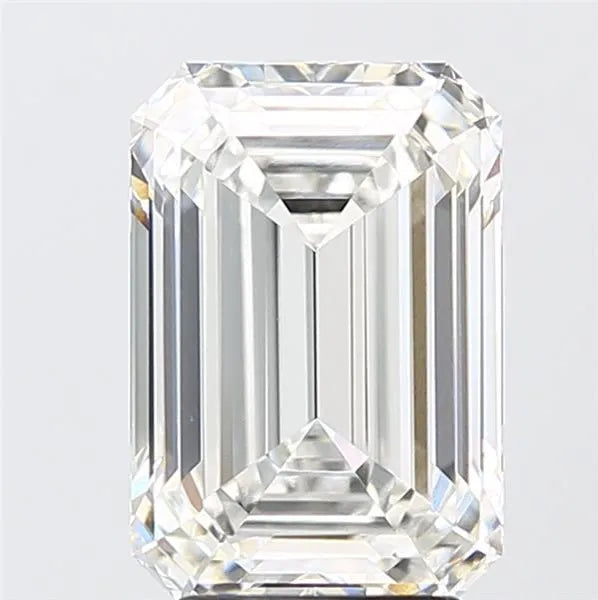 4.10ct Emerald Lab Grown Diamond (Colour F, Clarity VVS2, IGI Certified)