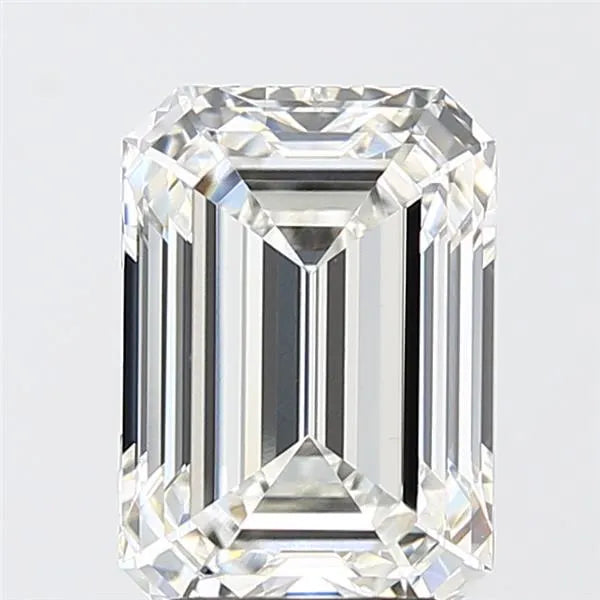 4.10ct Emerald Lab Grown Diamond (Colour F, Clarity VVS2, IGI Certified)