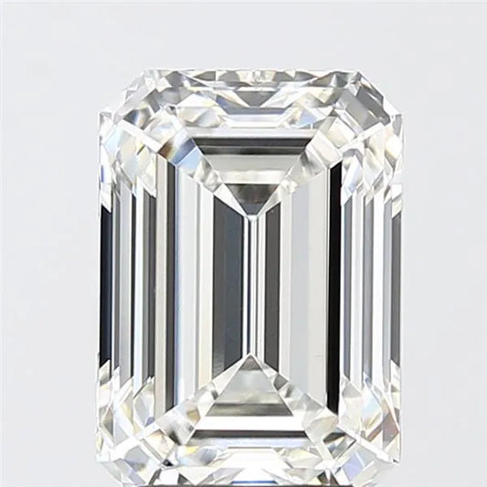 4.10ct Emerald Lab Grown Diamond (Colour F, Clarity VVS2, IGI Certified)