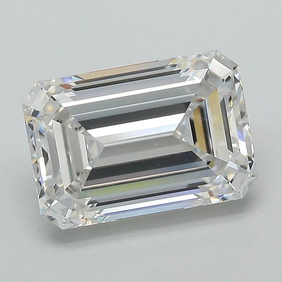 4.10ct Emerald Lab Grown Diamond (Colour G, Clarity VS1, IGI Certified)