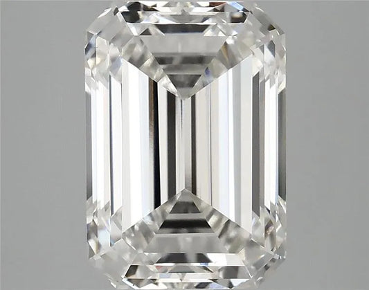 4.10ct Emerald Lab Grown Diamond (Colour G, Clarity VVS2, IGI Certified)