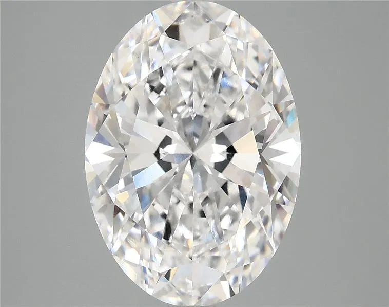 4.10ct Oval Lab Grown Diamond (Colour D, Clarity VS1, IGI Certified)
