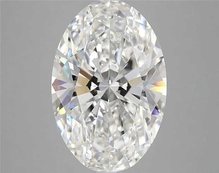 4.10ct Oval Lab Grown Diamond (Colour D, Clarity VS1, IGI Certified)
